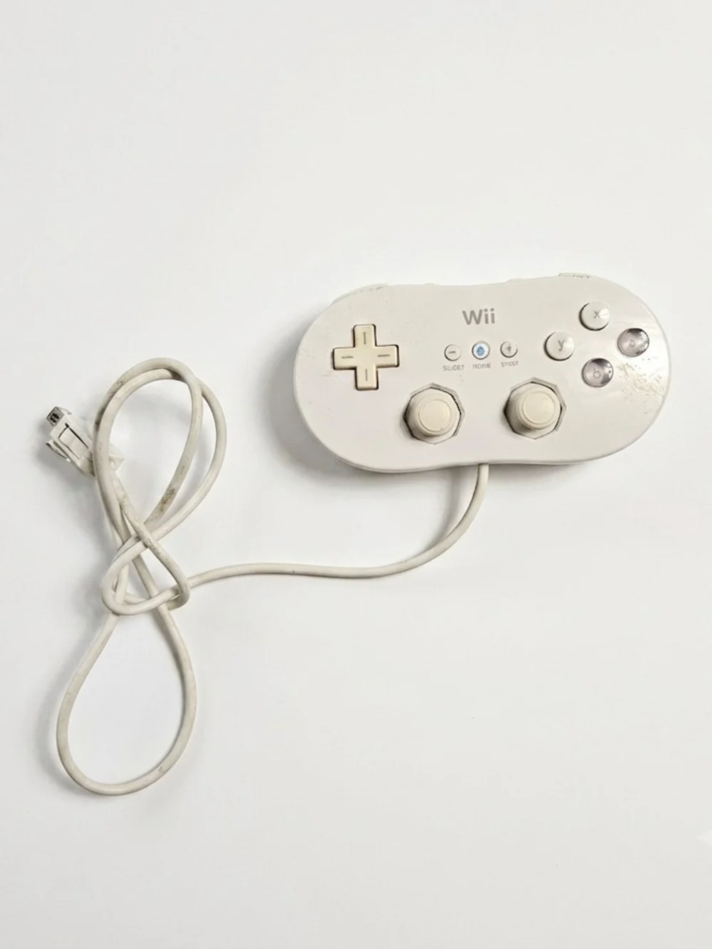 Nintendo Wii Classic Controller White RVL005 OEM Untested
